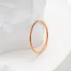 Novo anel de diamante ultrafino com 8 zircões antidesbotamento, linha de perfuração em temperamento de maré, rede vermelha, saída de fábrica