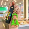 Chaveiro de Besta Mítica Popular Figura de Palito de Resina Tubarão Pingente de Vida Marinha Sapo de Borracha Macia PVC