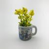 Mini Vaso Cerâmico Magnético Decorativo Criativo Transfronteiriço 3D Realista Pequeno Vaso de Flores Fofo Ímã Decorativo de Geladeira