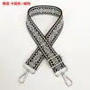 Correa de Bolso Ancha de 3.8 cm Correa de Hombro Jacquard Colorido Lona de Diamante Accesorios Correa de Bolso de Hombro Único Cruzado Correa de Bolso para Mujer