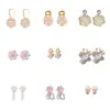 Pendientes Dulces de Pétalos de Flor Acrílicos, Estilo Festivo, Modernos, Versátiles, Elegantes, Pendientes de Gama Alta para Mujer