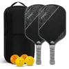 Remos de Pickleball de Fibra de Carbono T700 Transfronterizos Set Completo Raqueta de Pickleball Personalizada