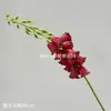 Vermelho vinho popular material de flor de simulação Eucalipto Hortênsia palma vermelha rosa vermelha com salão de casamento estrada atacado