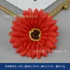 Flor Artificial Roja Flor de Seda Borgoña Retro Caja de Flores para Boda Flor de Pared para Souvenir Arreglo Floral Decoración de Ramo Accesorios para Fotos