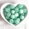 10-12mm Céu Estrelado Sonhador Resina de Luz Fluida Contas Soltas DIY Contas com Furo Grande Douradas Materiais para Colar Pulseira de Miçangas Feitos à Mão