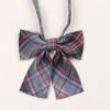 Uniforme escolar estilo japonés con cuello floral pequeño, corbata de lazo Jk, traje de marinero holgado con corbata de lazo