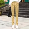 Pantalones casuales elegantes hechos a medida para el trabajo, nuevos de primavera/otoño, de cintura alta, rectos, corte ajustado, modernos, versátiles, pantalones de trabajo