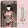 Lingerie Sexy, Estilo Fofo de Empregada, Com Aro e Efeito Push-Up, Uniforme Quente, Pijama Sedutor, Vestido Atacado Qqny para Noite de Namoro