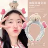 Diadema Lavado Facial Otoño e Invierno para Mujer 2024 Nueva Diadema de Dibujos Animados Diadema Cinta para el Cabello Diadema Felpa Recogido para el Cabello Pasador Agujero para la Cabeza