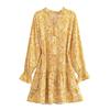 Moda Verano 2025 Transfronteriza Boho Vestido de Playa con Marca de Agua de Rayón Boho para Mujer