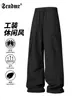 Pantalones Cargo de Pareja para Primavera y Otoño Nuevos Casuales Deportivos al Aire Libre Pantalones de Paracaidista de Asalto Pantalones Anchos Holgados para Hombres y Mujeres