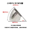 Pasamanos de Escalera Adaptador de Tubo de Escape Giratorio Codo a Prueba de Lluvia para Gabinete JP Codo Industrial de Acero Inoxidable 45 Grados