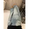 Jeans de Pierna Ancha con Forma de Pera para Mujer, Nuevo Estilo de Verano para Chicas de Tallas Grandes, Corte Holgado, Adelgazantes, Adecuados para Piernas Gruesas y Caderas Anchas, Pantalones de Pierna Recta