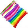 Pacote de Material DIY Veludo Denso Criptografado Macaron Twist Stick Imitação Plush Tops Dobrável Cores Misturadas Twist Stick Feito à Mão