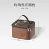 Bolsa de Lona para Piquenique ao Ar Livre Bolsa de Armazenamento Bolsa de Mão Portátil para Viagem Caixa de Armazenamento de Grande Capacidade Conjunto de Bolsas para Garrafa de Condimentos de Acampamento