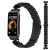 Adequado para Huawei Band 11/11Pro Trevo de Quatro Folhas Duplo Pulseira de Aço Brilhante com Três Contas Huawei 8/9/10 Nova Pulseira de Relógio