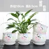 Vaso de flor de suculenta em cerâmica com prato, oferta especial, diâmetro grande, tamanho grande, vaso criativo para suculentas de casa