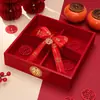Colheita Antecipada Frutas Secas Nobres Combinação Molde de Prensagem de Cama Molde de Prensagem de Cama Tigela de Frutas Suprimentos de Noivado Casamento Caixa de Quatro Compartimentos Caixa de Presente Ornamento