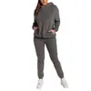 Otoño 2026 Nuevo Traje Europeo y Americano para Mujer Moda Diaria Versátil Conjunto de Pantalones de Color Sólido Atuendo de Dos Piezas