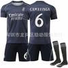 2526 Traje de ropa de fútbol Jersey 5 Bellingham 7 Vinicus Ronaldo Nuevo Real Madrid Visitante 9 Mbappe