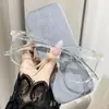 Montura de gafas para miopía con filtro de luz azul cara lisa adelgazante montura grande estilo coreano femenino estudiante celebridad de internet montura de gafas para miopía terminadas para hombre