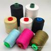 Venta al por mayor de fábrica de hilo para máquina de coser de alta velocidad, rollo grande de hilo de algodón, hilo de coser para ropa 202, hilo de coser de poliéster para bolsos de cuero.