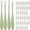 Venta al por mayor de fábrica pluma de pincel de papel 6 Paquete de 3 arte boceto pincel pintura con pincel pluma para difuminar estudiantes juego completo