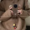 Capa de Celular com Design Floral de Tela Cheia para Vivo X300, Artística e Fofa, Adequada para Vivo X200 Pro, Estilo Outono e Inverno, 100% Apelo Estético