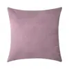 Funda de Almohada de Terciopelo de Color Sólido Más Vendida en Amazon Transfronteriza Funda de Cojín para Sofá de Casa Funda de Almohada para Cabecera Venta al por Mayor de Fábrica