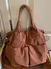 Bolso Tote Sencillo de Color Sólido para Viajes Diarios Mujer Otoño 2026 Nuevo Elegante Textura Individual Bolso Exquisito de Hombro Cruzado