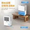 Deshumidificador pequeño en stock con control inteligente de temperatura constante, adecuado para uso doméstico, con purificación de iones negativos y un compresor para una eliminación eficiente de la humedad.