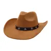 Aliexpress Amazon Wish Chapéu de Coco de Aba Larga Outono e Inverno Masculino e Feminino Chapéu Jazz Chapéu Cowboy de Camurça Macia