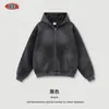 Be Roupas Masculinas Outono e Inverno 2025 Marca Americana Tendência Cardigã de Veludo Desgastado Moletom com Capuz Jaqueta Versátil Masculina Top