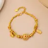 Tienda de Oro Mismo Estilo Chapado en Oro Calabaza Brújula de Ocho Tesoros Borla Collar Nuevo Vintage Brújula de la Fortuna Anillo Pulsera Set