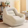 Sofá preguiçoso, tatame, estilo celebridade da internet, sofá de uma pessoa para quarto, sala de estar ou varanda, estilo francês, adequado para apartamentos pequenos, uma cadeira de sofá aconchegante e relaxante