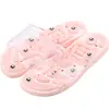 Chinelos Magnéticos de Massagem de Verão para Uso Doméstico Interno, Chinelos Antiderrapantes Estilo Japonês com Drenagem para Banheiro