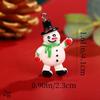 Pingente de resina de Natal Pingente de boneco de neve de resina de Natal DIY acessórios de joias Amazon fornecimento transfronteiriço
