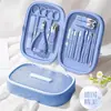 Conjunto de cortadores de unha transfronteiriço, tesoura para cutícula de aço inoxidável, cortadores de unha de alta qualidade, conjunto de ferramentas para manicure profissional