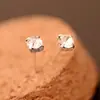 Versión coreana de los pendientes más vendidos pendientes de moda flash de diamantes pendientes sencillos populares para mujer baratijas al por mayor