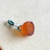 Ágata Vaina de Loto Calcedonia Verde 10mm Colgante Pequeño de Semilla de Loto Accesorios para Pulsera DIY Cuentas Colgantes de Jade Piezas DIY