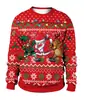 Sudadera Redonda Caliente de Otoño e Invierno 2025 para Navidad de Amazon, Informal, Divertida, Sudadera Impresa en 3D para Hombre y Mujer