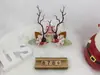 Pasador de Navidad Corea del Sur pasador infantil para niñas bebé clip de ciervo festivo tocado parte trasera de la cabeza accesorios para el pelo de Navidad