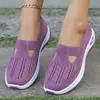 Temu Best-Selling Transfronterizo Zapatos Casuales para Mujer Fábrica Suela Suave Transpirables Modernos Zapatos de Mamá Tenis para Mujer Dropshipping