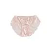 Belleza seductora ~ Braguitas de encaje satinado de lujo estilo francés para mujer, bragas de algodón puro transpirables con entrepierna de malla hueca Pure Desire