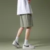 Pantalones Cortos de Seda Helada para Hombre, Ropa Deportiva Exterior de Verano para Niños y Hombres, Pantalones de Playa Casuales de Moda Negros de Secado Rápido para Hombre