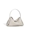 Bolso de Cuero Genuino Estilo Coreano para Mujer 2026, Bolso de Cuero Suave de Moda Tipo Dumpling, Lujo Ligero, Bolso Cruzado Casual Simple y Versátil al por Mayor
