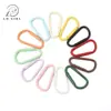 Accesorios de Mosquetón DIY Coloridos Chapados No. 5 Mosquetón de Resorte en Forma de D Clip de Escalada Llavero Clip para Perro Pequeño Regalo