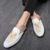 Nuevos Zapatos Casuales de Cuero para Hombre Verano 2020, Modernos y a la Moda, Mocasines Slip-On Versátiles