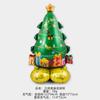 Globo de Navidad globo de película de aluminio decoración de fiesta de Navidad transfronteriza muñeco de nieve de pie hombre mayor de pie árbol ciervo