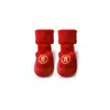 20 Zapatos y Calcetines Gruesos de Felpa para Bebé Otoño e Invierno, Calcetines Rojos de Año Nuevo Antideslizantes para Caminar en Casa, Calcetines para Bebé Recién Nacido